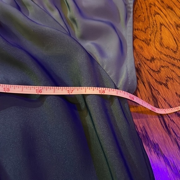 Kristin Davis Small Ombré Women's Blue Dress Short Sleeve EUC A-Line Knee Length - Picture 5 of 8